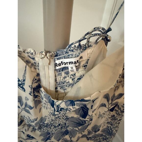 Reformation Juliette Dress in Pompadour Size 10 - Picture 7 of 15